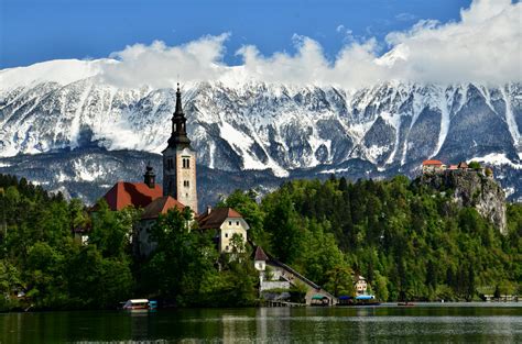 Visit And Explore The Church On An Island In Lake Bled, Slovenia