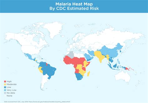 Malaria World Map of Estimated Risk — Green Strike International