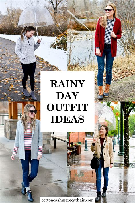 22 Rainy Day Outfit Ideas | Cotton Cashmere Cat Hair