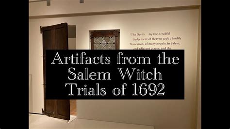 SALEM WITCH TRIALS ARTIFACTS!! - YouTube