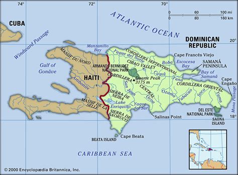 Mapa de la Isla de Santo Domingo | Isla de santo domingo, Islas, Santo ...