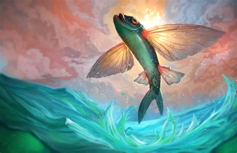 Flying fish | Sea Creatures created for Deep Sea Explorer, Gabriel ...