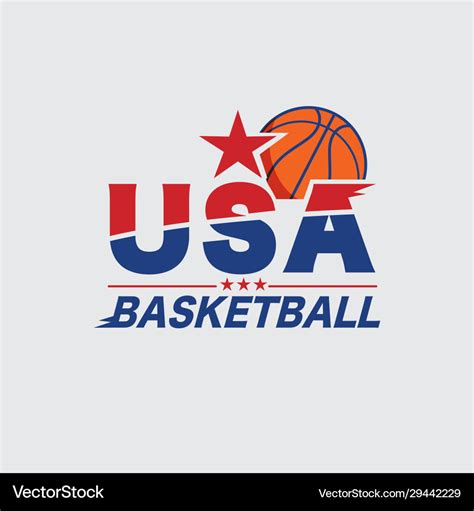 Usa Basketball Logo - Usa Classic Vintage Basketball Sports Logo ...