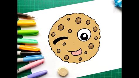 Como Dibujar Una Galleta De Chocolate Kawaii Como Dibujar Chocolate ...