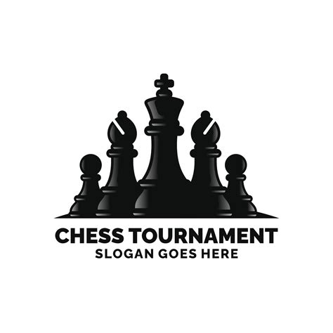 Chess logo design vector illustration 24322955 Vector Art at Vecteezy