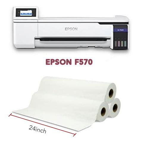 24" 100g Sublimation Paper Designed for Epson F570 Printer