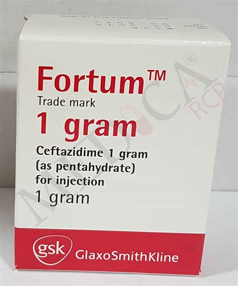 Medica RCP |Fortum 1g* | Indications | Side Effects | Composition ...