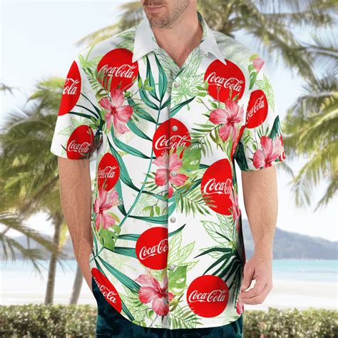 Coca Cola Hawaiian Shirts, Beach Short, hawaii short, beach shirt