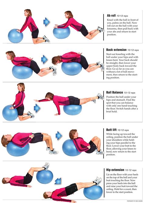 exercise with stability ball | Fitness | Pinterest | Stability ball ...