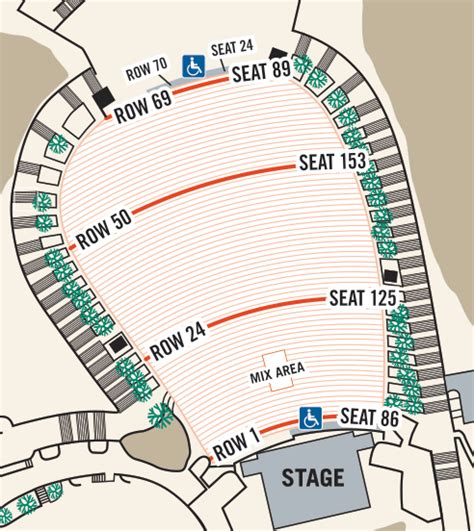 Red Rocks - Seating Chart Map - Welcome to Red Rocks | RedRocks.co