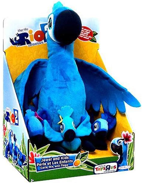 Rio 2 Jewel Kids Exclusive 12 Plush Set Carla, Bia Tiago Jakks Pacific ...