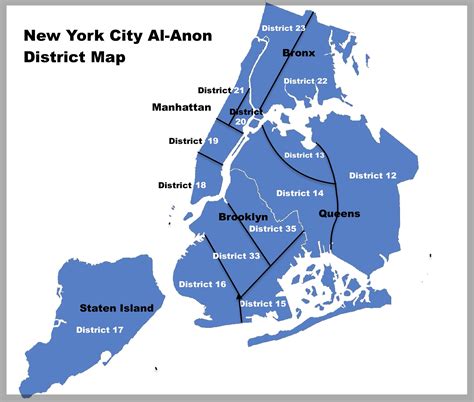 NY South Area Maps — NYC Al-Anon