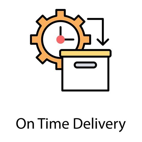 On Time Delivery 5330369 Vector Art at Vecteezy