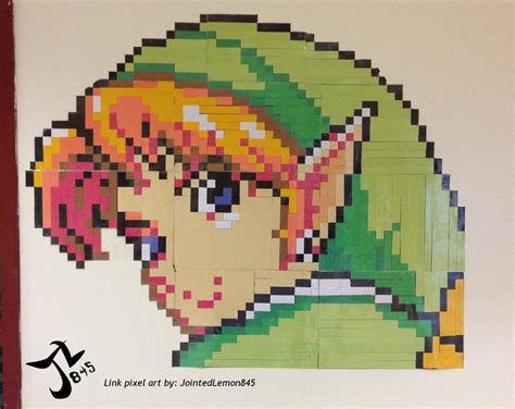 link pixel art by JointedLemon845 on DeviantArt