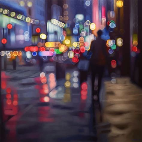 New oil paintings by Philip Barlow that look like 'bokeh' effect ...