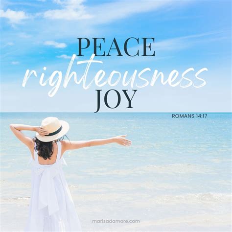 The Significance of Righteousness, Peace and Joy