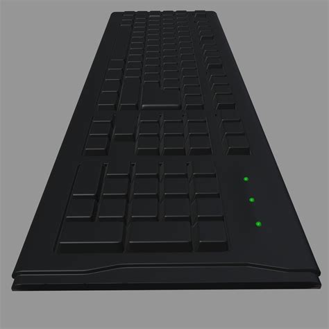 Keyboard 3D Model $3 - .blend - Free3D