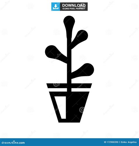 Plant Icon or Logo Isolated Sign Symbol Vector Illustration Stock ...