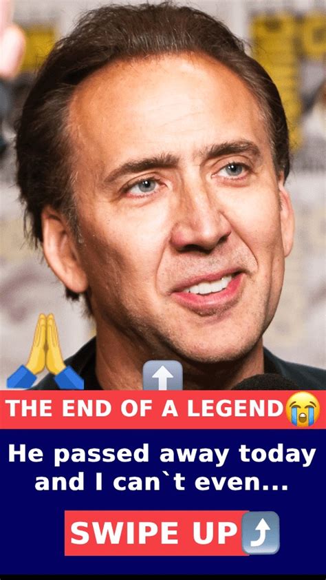 NICOLAS CAGE TRAGIC LOSS! - Usa Stories