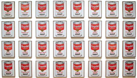 Highlights of Postmodernism: Andy Warhol-Campbell's Soup Cans