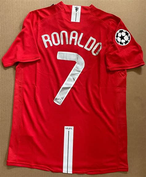 2008 Manchester United 7 Cristiano Ronaldo UCL Final Trikot | Etsy