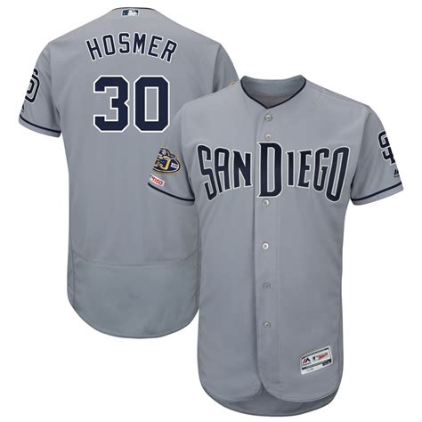 Men's San Diego Padres 4 Wil Myers White 50th Anniversary and 150th ...