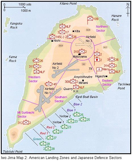 Battle Of Iwo Jima Maps