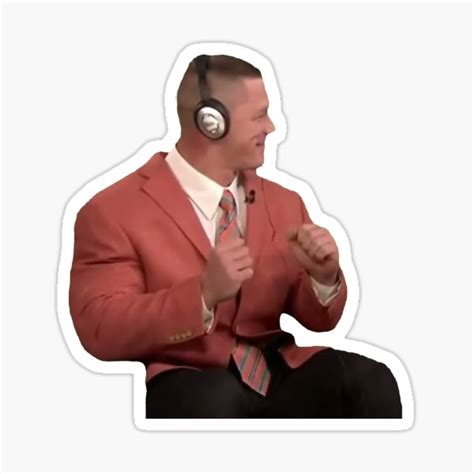 "John Cena Dancing Meme" Sticker for Sale by CelebArtZone | Redbubble