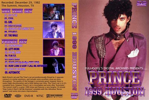 Prince 1999 Tour Houston DVD vg+ Quality! - Other Formats