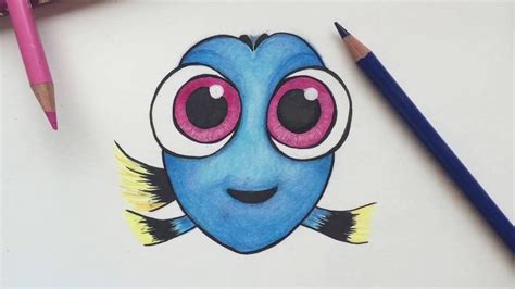 How To Draw Baby Dory- Finding Dory - YouTube