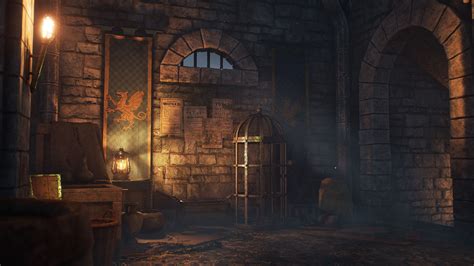 ArtStation - Medieval prison , Pavel Filimonov | Medieval, Background ...