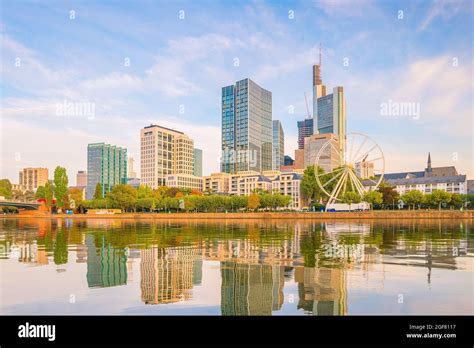 View of Frankfurt city skyline in Germany Stock Photo - Alamy