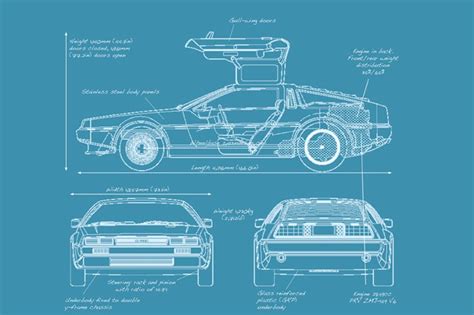 Technical Illustration, Technical Drawing, Car Illustration, Dmc ...