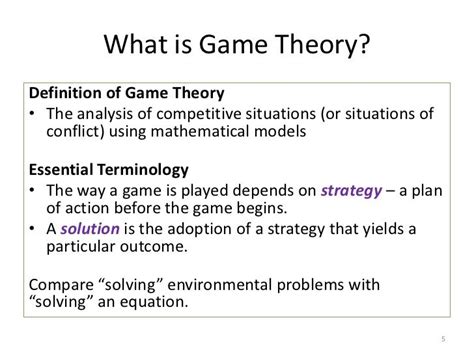 Game Theory Mathematics - Maths For Kids