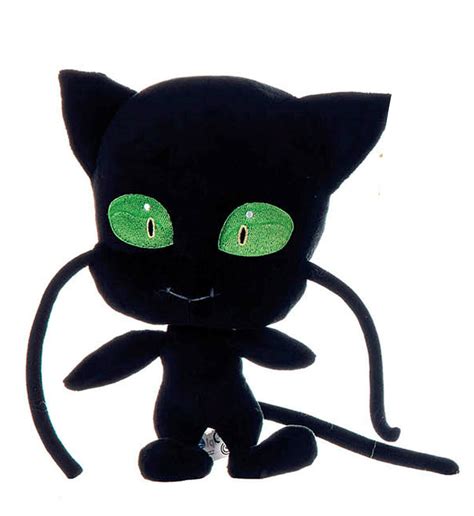 MIRACULOUS LADYBUG PLAGG PLUSH CAT NOIR KWAMI Spirit Halloween ...