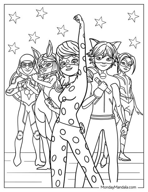 24 Miraculous Ladybug Coloring Pages (Free PDF Printables)