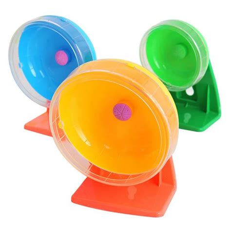 2017 New Plastic Silent Hamster Mouse Rat Mice Exercise Running Spinner ...