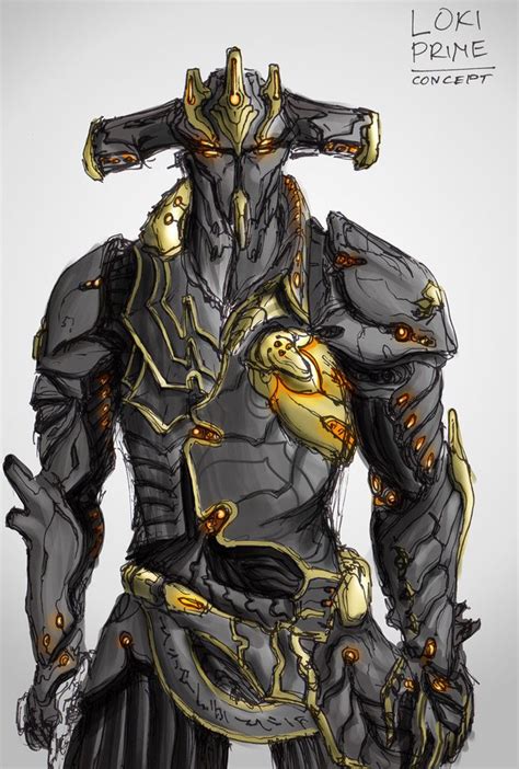 Loki Prime | Concept art, Warframe art, Warframe characters