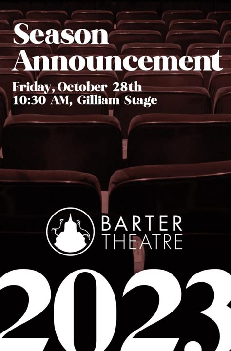 2023 Season Announcement | Barter Theatre