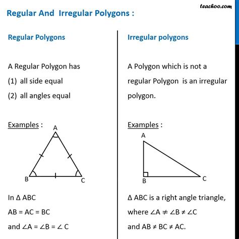 Regular and Irregular Polygons - Definition with Examples - Teachoo