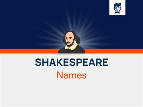 Shakespeare Names: 630+ Catchy And Cool Names - BrandBoy