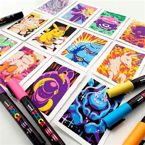 POSCA UK on Instagram: "@datmattmiles is illustrating vibrant and bold ...