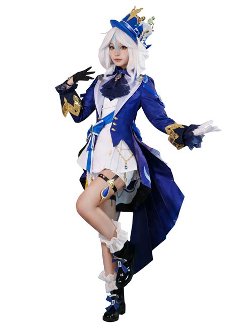 Genshin Impact Cosplay Furina White Form Cosplay Costume Set – OSIAS ...