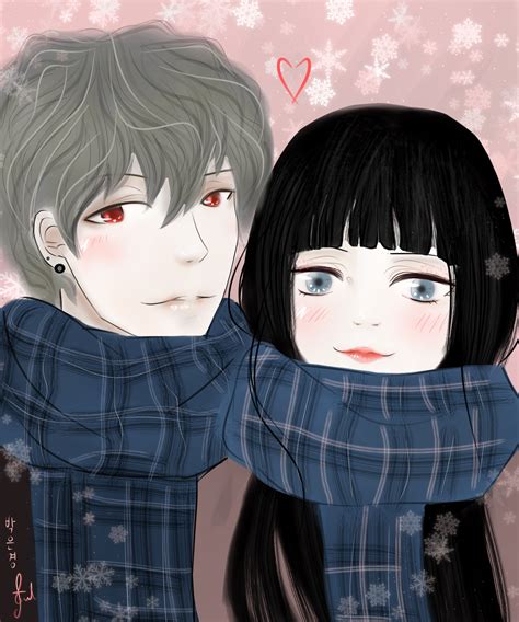 Anime Winter Couple