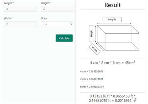 Cubic Feet Calculator | Inches, yards, mm, cm, metres or feet