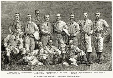 New York Baseball Team Photograph by Granger - Pixels