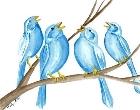 Four Calling Birds by TalynDraconmore on DeviantArt | Calling birds ...