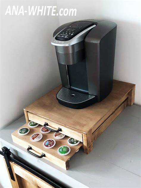 Wood Crate Keurig K Cup Holder Drawer | LaptrinhX