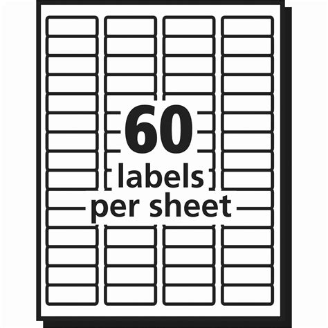 50 Avery Label 10 Per Page