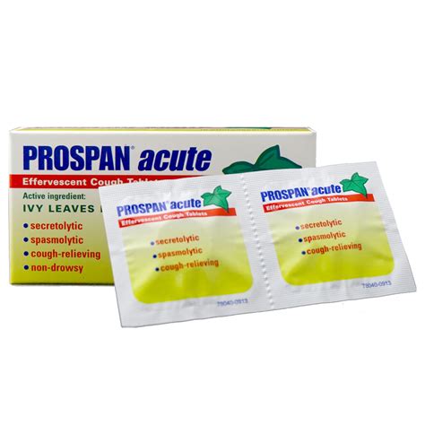 Prospan Acute Effervescent Cough Tablets 10 tablets – Sentoheal